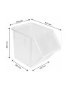 40L ingredient container with transparent lid Gilac