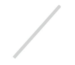 White straws Ø 6 mm 19.5 cm Huhtamaki - Pack of 25