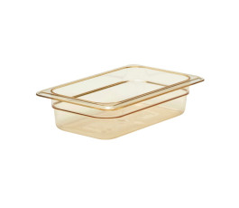 High-temperature tray GN1/3 65mm deep Amber