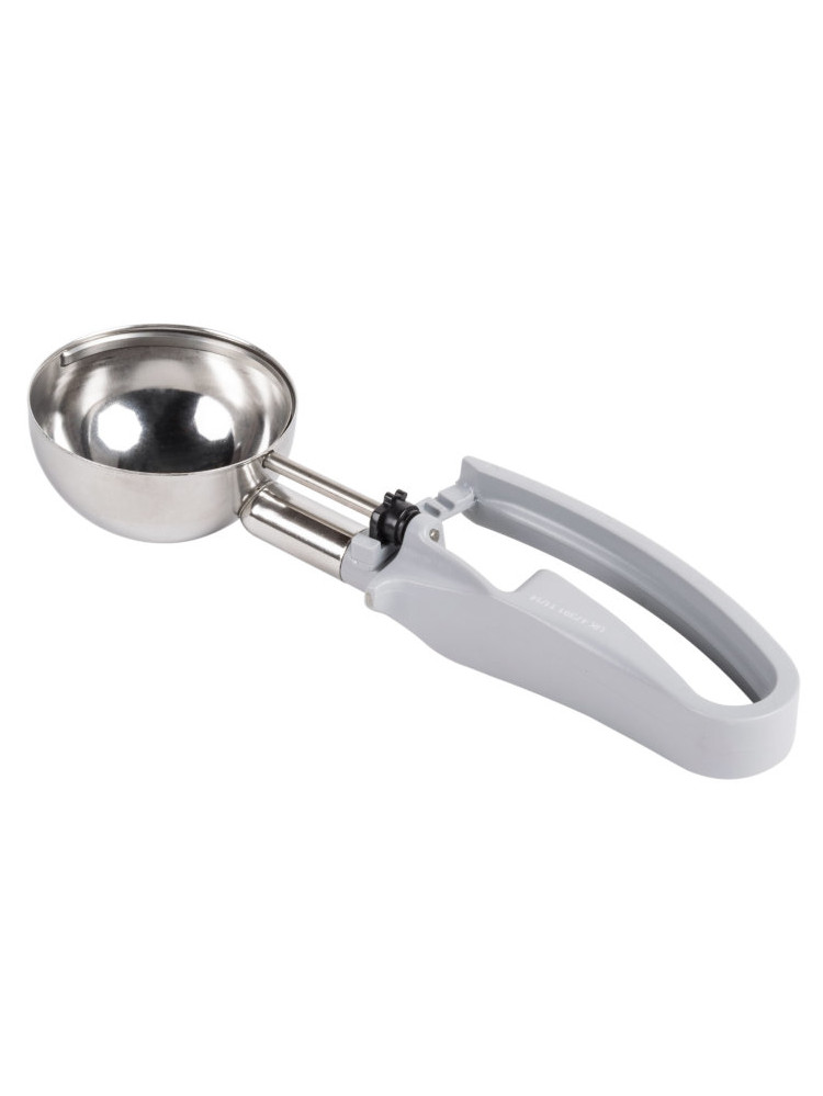 Gray Squeeze Handle Disher - 3.7 oz.