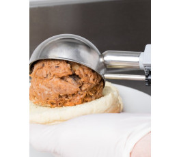 Cuillère pour doser, grise, 120 ml, Vollrath, convient pour la nourriture souple