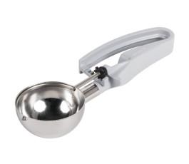 Gray Squeeze Handle Disher - 3.7 oz.