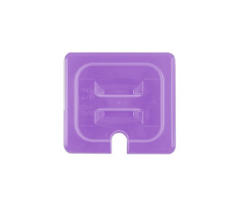 Purple Polypropylene lid GN 1/6 with notch (Crunchy)