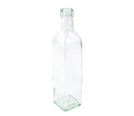 Bouteille carafe en verre type huilier / vinaigrier, contenance 473ml