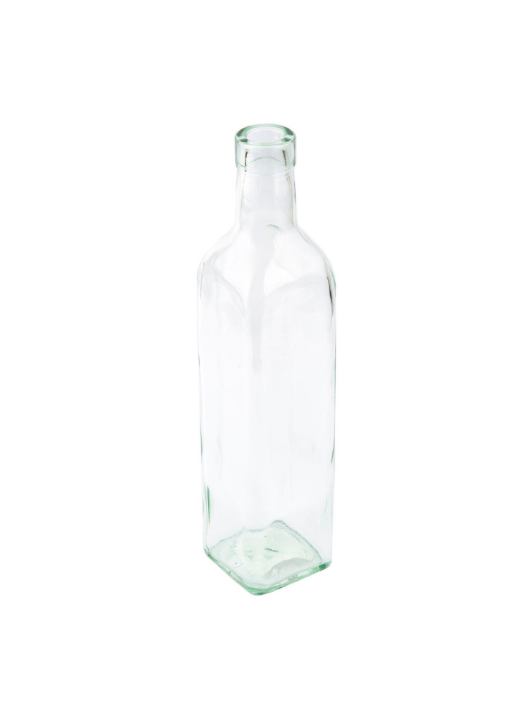 Bouteille carafe en verre type huilier / vinaigrier, contenance 473ml