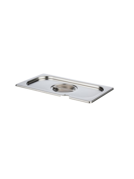 Couvercle à encoche en inox 304 pour bac GN 1/3