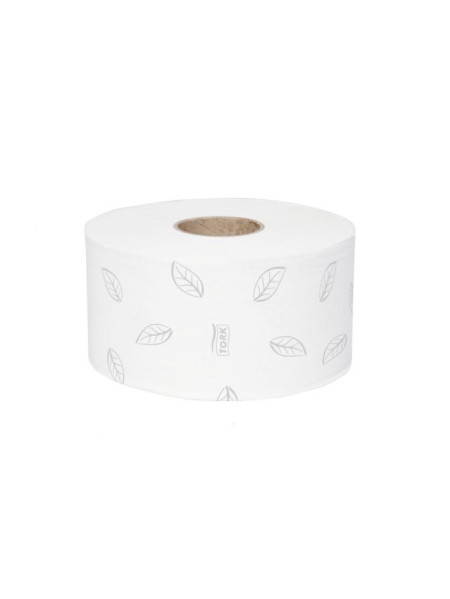 Papier mini jumbo blanc ouate de cellulose 170m Tork (12 pièces)