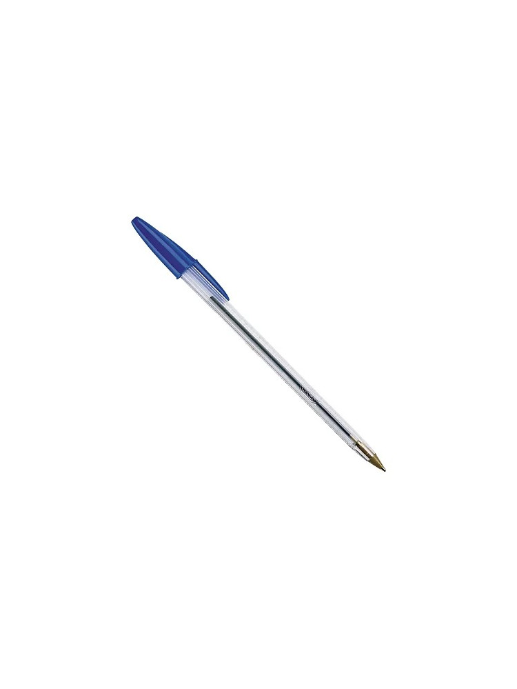 Stylo à bille cristal BIC bleu - Lot de 50