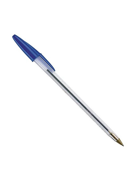 Stylo à bille cristal BIC bleu - Lot de 50