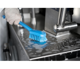 Vikan blue utility brush 260mm medium