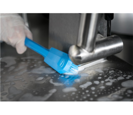 Vikan blue utility brush 260mm medium