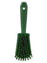 Hand brush short handle 270mm hard - Green