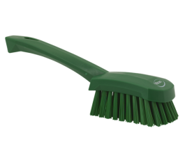 Brosse à main manche court vert Vikan 270mm dur