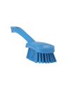 Brosse à main bleue Vikan manche court 270mm dur