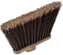 Brown brush with tight bristles