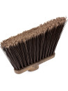 Brown brush with tight bristles