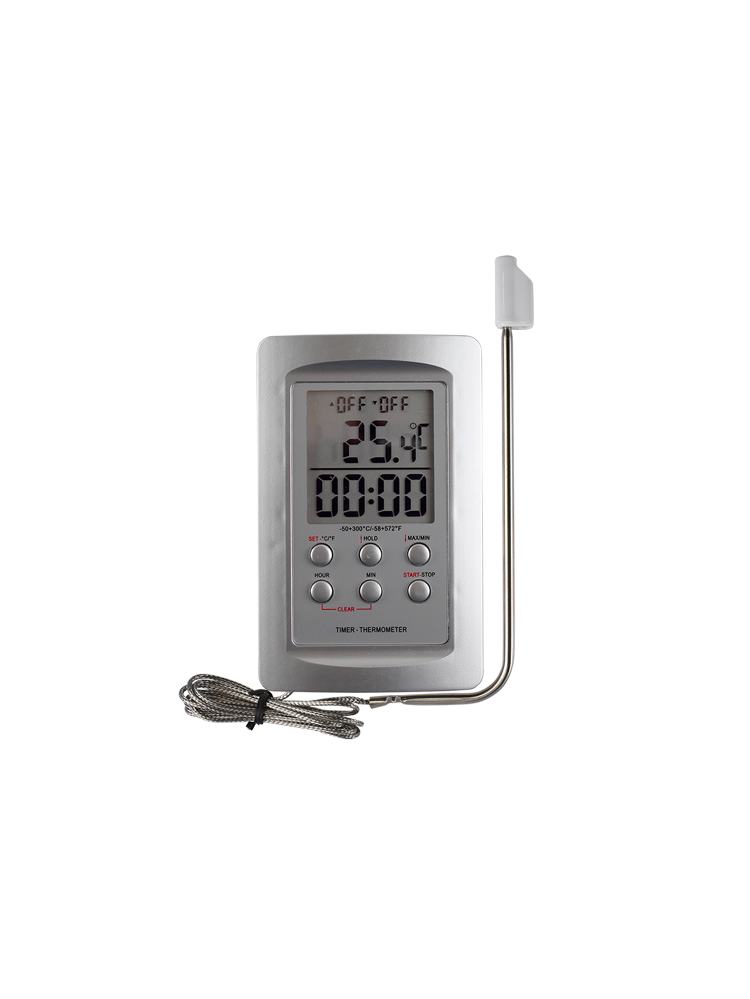 Digital probe thermometer for oven -50° + 300°C