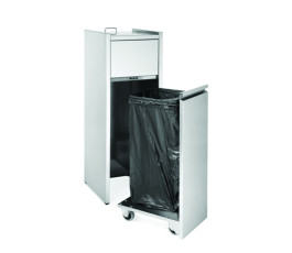 Stainless steel snack bin - 110L