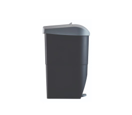 15L Grey/Black feminine hygiene bin