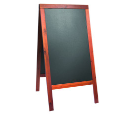 Sidewalk easel 70 x 120 cm dark brown color