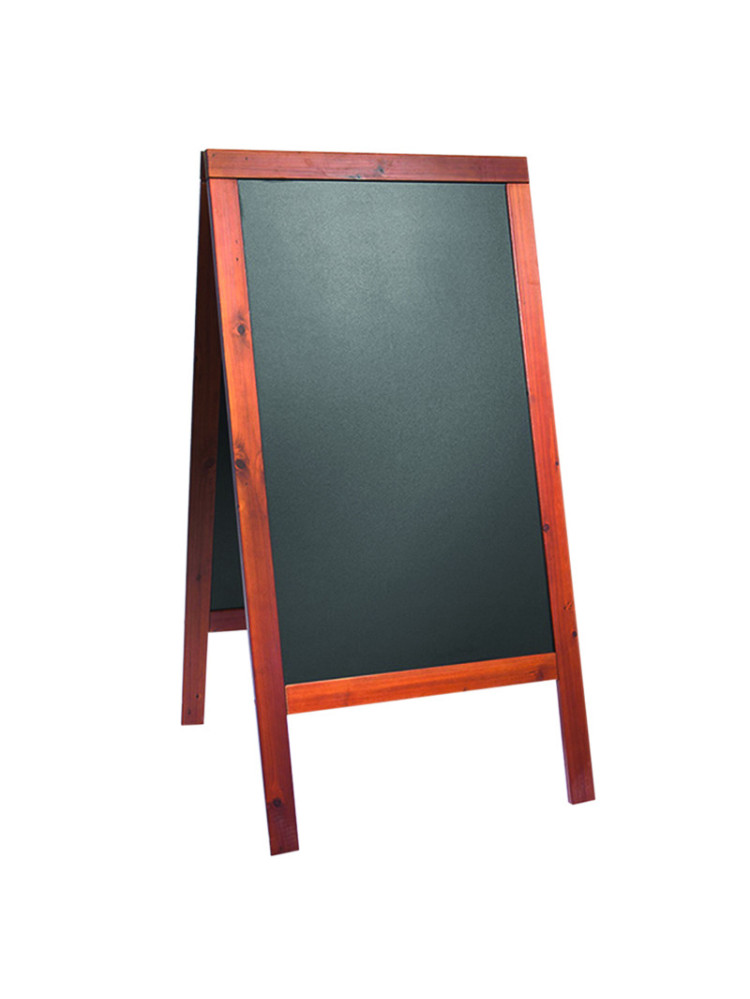 Sidewalk easel 70 x 120 cm dark brown color