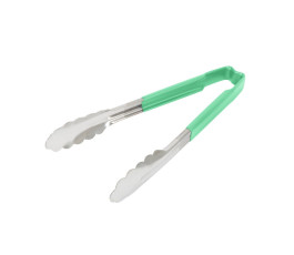 Pince feuille de chêne inox manche vert 24 cm