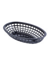 Black oval basket 24*15*5cm