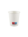 Gobelets rond blanc carton 20cl - Lot de 100