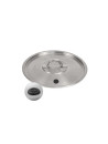 Couvercle inox rond - Diamètre 24cm