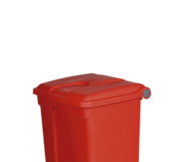 Couvercle rouge pour poubelles 70 et 90L Probbax