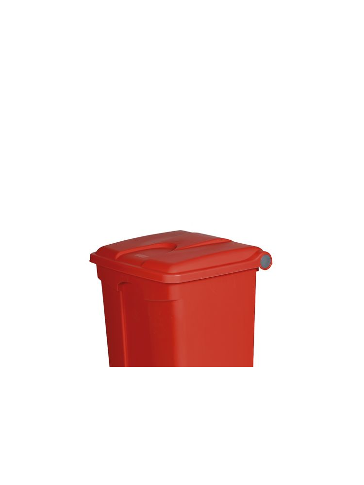 Couvercle rouge pour poubelles 70 et 90L Probbax