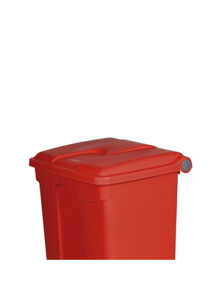 Couvercle rouge pour poubelles 70 et 90L Probbax