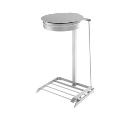 100L bin liner stand on feet with lid