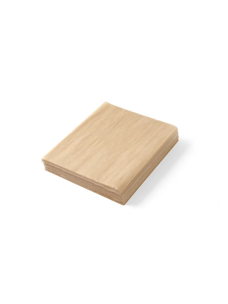 Pack of 500 beige baking sheets 200x250MM